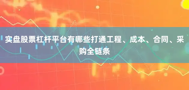 实盘股票杠杆平台有哪些打通工程、成本、合同、采购全链条
